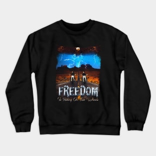 Motorcycle Freedom Vintage Classic Biker Crewneck Sweatshirt